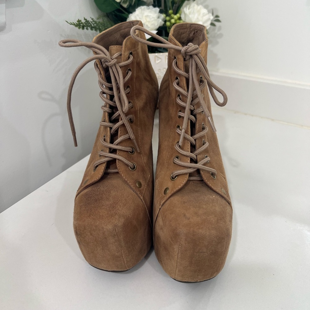 Brown suede Jeffery Campbell 7.5